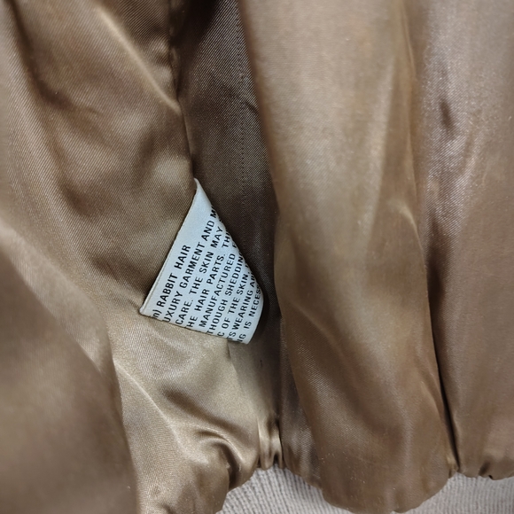 Elan Tan Rabbit Jacket - Picture 6 of 9